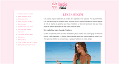 Desktop Screenshot of lucie-bikini.com